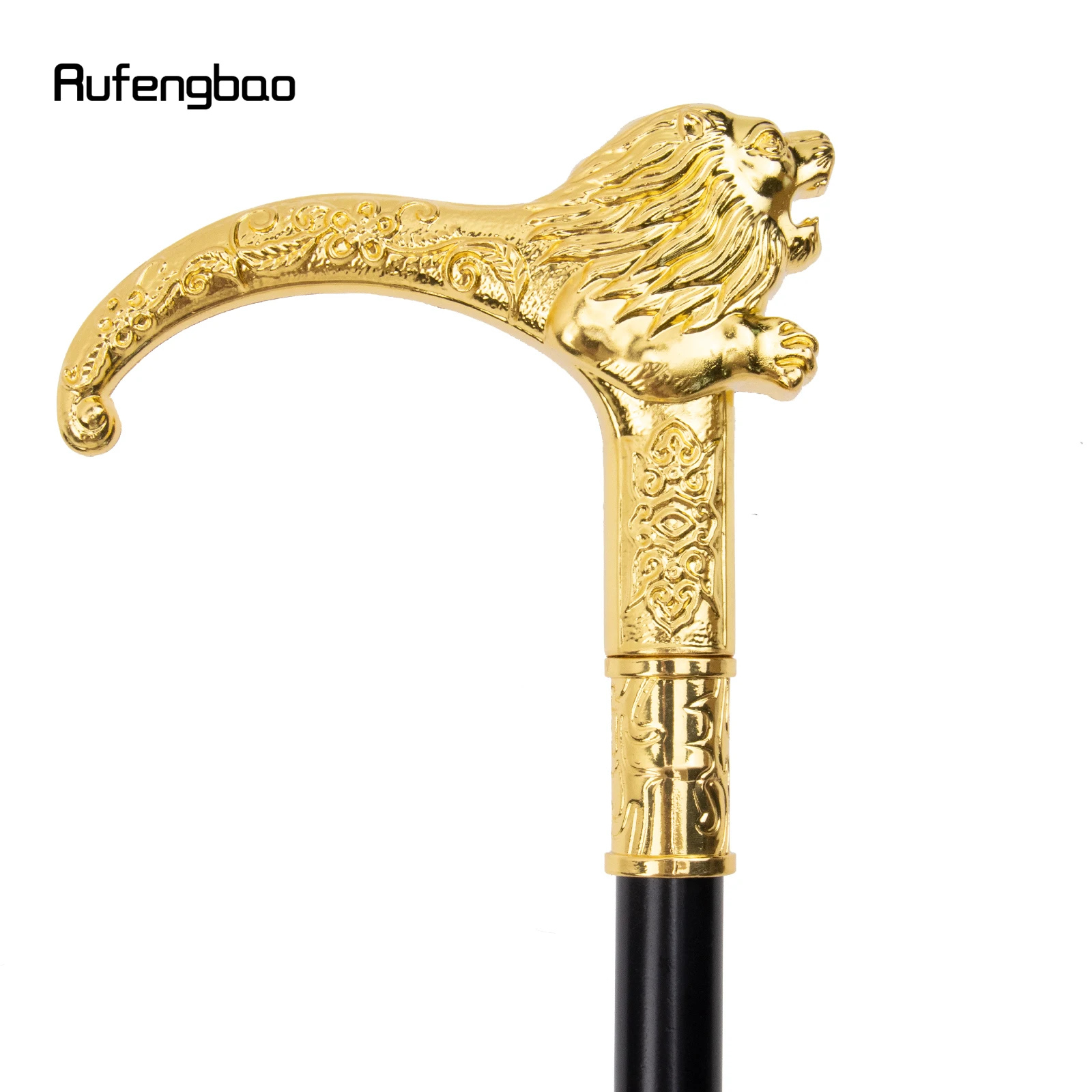 Golden Luxury Lion Handle Walking Cane